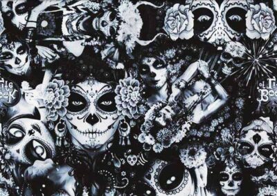Book of Life hydro dipping film pattern