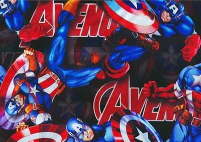 Captain America hydro dipping film pattern
