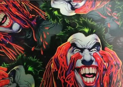 Crazy Joker hydro dipping film pattern