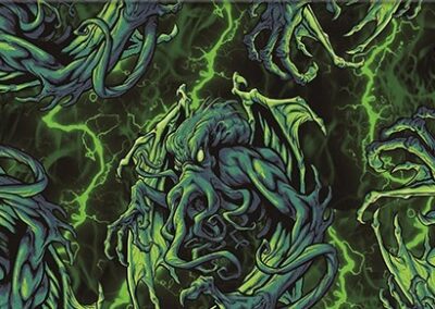 Cthulhu hydro dipping film pattern