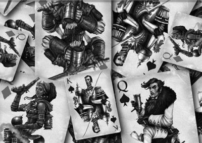Fable Cards hydro dipping film pattern
