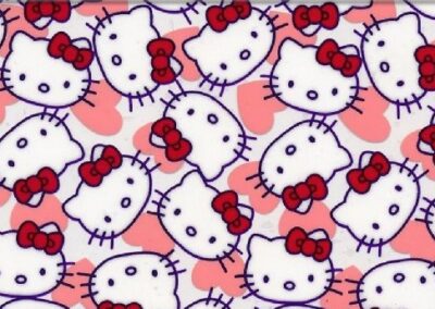 Hello Kitty hydro dipping film pattern