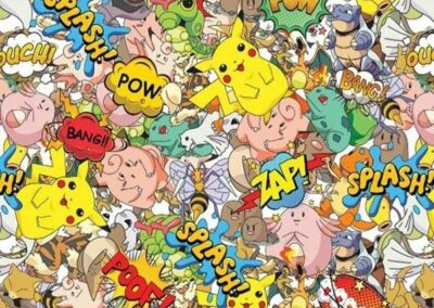 Pokemon hydro dipping film pattern