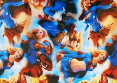 Supergirl hydro dipping film pattern