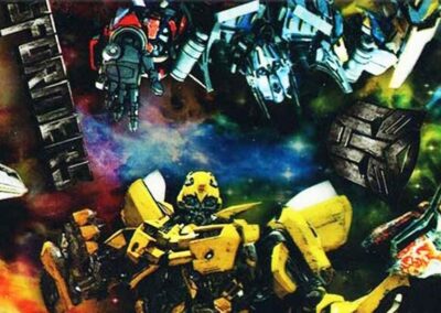 Transformers hydro dipping film pattern