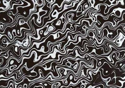 Damascus Steel hydro dipping film pattern