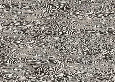 True Damascus Steel hydro dipping film pattern