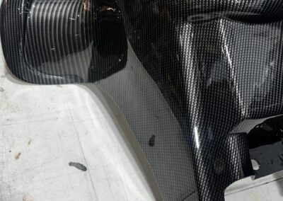 Quad Plastics Hydro Dipped in Carbon Fibre, tank cover and panel