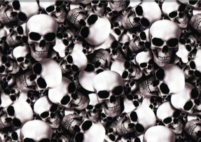 3D Skulls hydro dipping film pattern