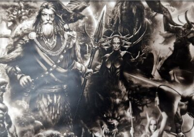 Asgard hydro dipping film pattern