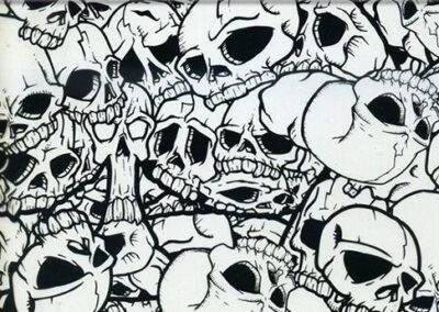 Black Cool hydro dipping film pattern