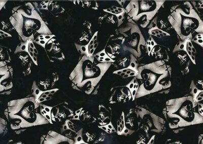 Dice hydro dipping film pattern