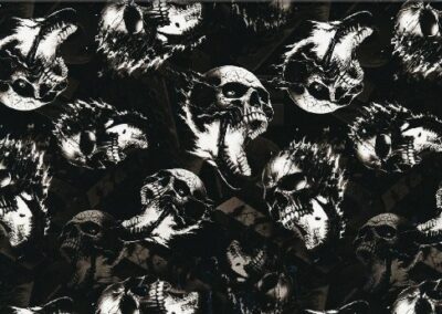 Screaming hydro dipping film pattern