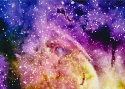 Galaxy hydro dipping film pattern