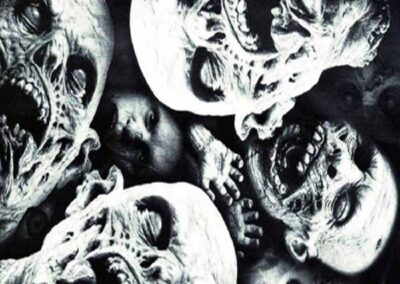 Flesh hydro dipping film pattern